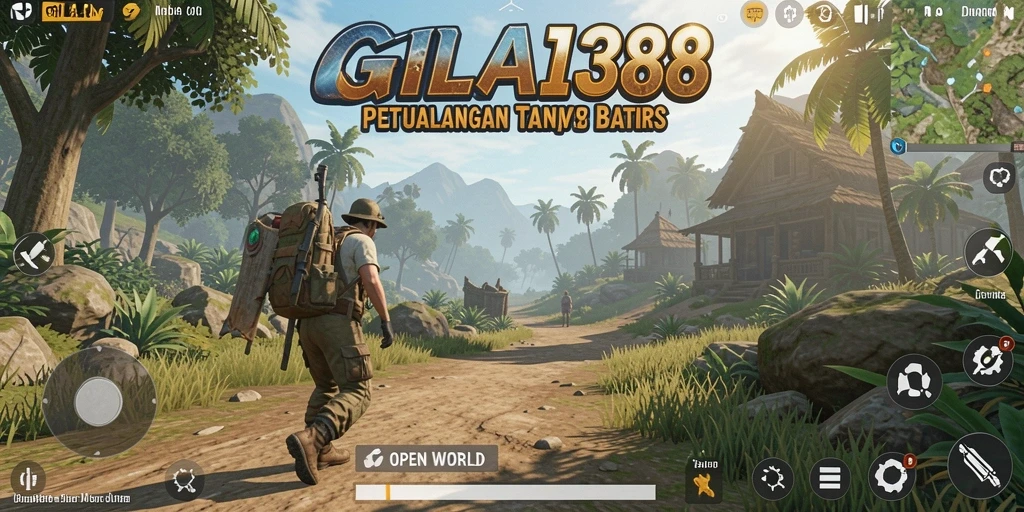 Antarmuka GILA138 yang menarik dalam petualangan dunia terbuka.