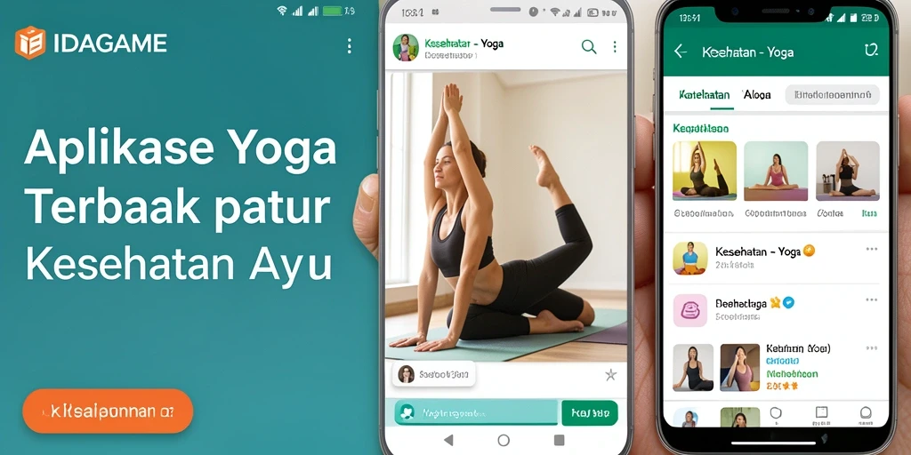 Antarmuka IDAGAME yang ramah pengguna untuk latihan Yoga.