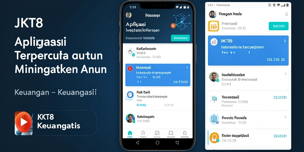 Antarmuka aplikasi JKT8 yang modern dan fungsional.