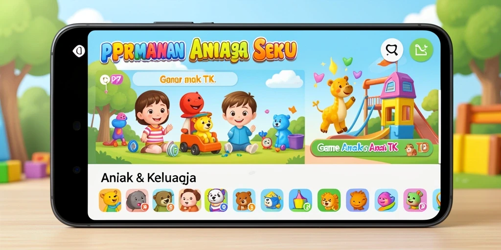 Tampilan antarmuka PP7 yang ceria dan user-friendly.
