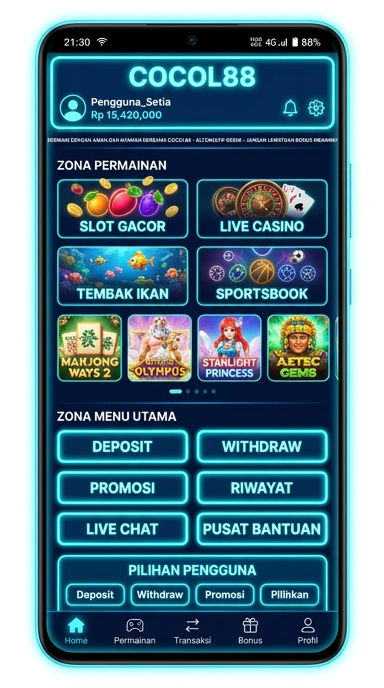 Tampilan link alternatif cocol88